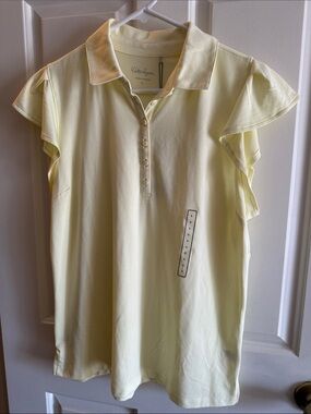 Walter Hagen Light Yellow Polo Shirt